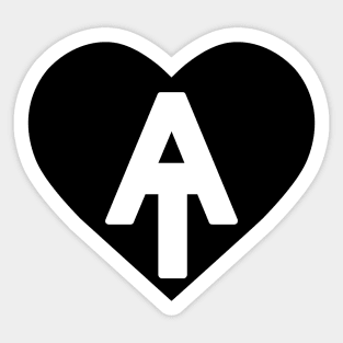 Appalachian Trail Heart Sticker